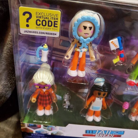 DevSeries Jailbreak Hiding In Plain Sight 6 Action Figures & Virtual Item Code - Picture 2 of 8